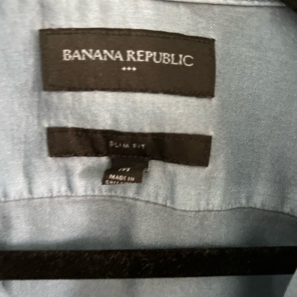 Banana Republic Light Blue Casual Button Down Shirt - Picture 8 of 12